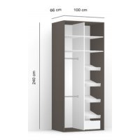 DULAP LEX 100-240-66 B GRI/BI/R/O